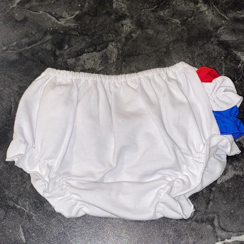 🇺🇸 Ruffle Butt Bow Diaper Cover